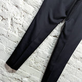 PAUL SMITH 
BLACK FLAT FRONT TROUSERS