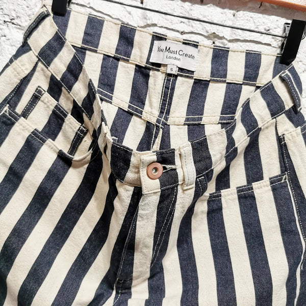 Denim hot sale stripe jeans
