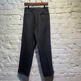 KAPTAIN SUNSHINE CHARCOAL WOOL TROUSERS