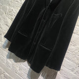 DKNY VINTAGE BLACK VELVET JACKET