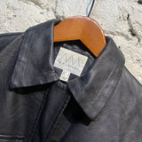 A.M. LONDON FAUX LEATHER JACKET