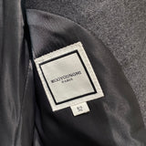 WOOYOUNGMI DARK GREY TAILORED 2 BUTTON SUIT
DOUBLE LAYERED COLLAR