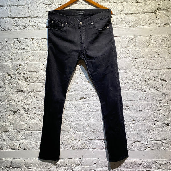 ALEXANDER MCQUEEN BLACK SKINNY JEANS
