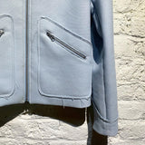 MARGIELA MM6 S/S 2017 PALE BLUE COWBOY JACKET
