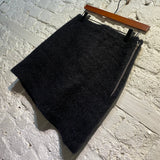 OUR LEGACY BLACK WOOL MINI SKIRT