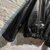 KASSL PU/COTTON BLACK JACKET