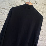 ALEXANDER MCQUEEN BLACK SKULL WOOL ZIP UP
