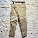 THOM BROWNE BEIGE CHINOS
