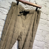 SNOW PEAK PADDED LIGHT GREY TROUSERS