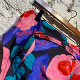 ISSEY MIYAKE FLORAL PRINT TWO PIECE