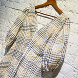 GANNI CHECK SUMMER DRESS