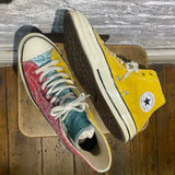 JW ANDERSON X CONVERSE MULTI GLITTER HI-TOPS
