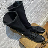 ADIDAS X MIAOU BLACK BOOTS