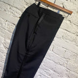 ALEXANDER MCQUEEN BLACK TUX TROUSERS