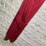 VIVIENNE WESTWOOD ANGLOMANIA RED JERSEY DRESS