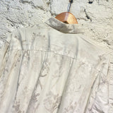 JACQUEMUS WHITE PRINT SHIRT