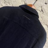 JEAN CHARLES DE CASTELBAJAC
NAVY RAYON/VISCOSE ZIP SHIRT