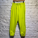 MARTINE ROSE NEON YELLOW SWEATPANTS