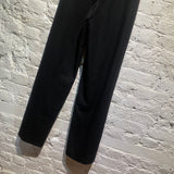 JUNYA WATANABE BLACK WOOL WIDELEG TROUSERS