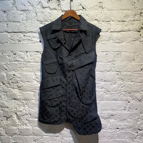 CHARLES JEFFREY LOVERBOY SLEEVELESS JACKET