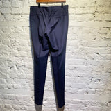 ALEXANDER MCQUEEN NAVY DRESS  TROUSERS