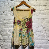 KENZO ROSES TOP WITH CLEAR SEQUINS
