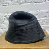 RICK OWENS WOVEN HORSE HAIR BUCKET HAT