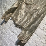MARQUES ALMEIDA GOLD SILK MIX SHEER JACKET