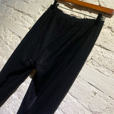 JUNYA WATANABE CDG BLACK LEGGINGS WITH MESH INSERTS