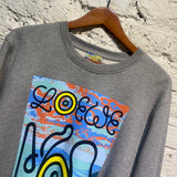 LOEWE EYE/LOEWE/NATURE HEATHER GREY SWEATSHIRT