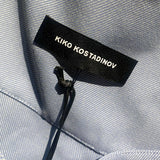 KIKO KOSTADINOV BLUE/BURGUNDY “SATURN WAIST” TROUSERS