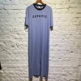 SERAPIS GREEK LOGO T-SHIRT DRESS