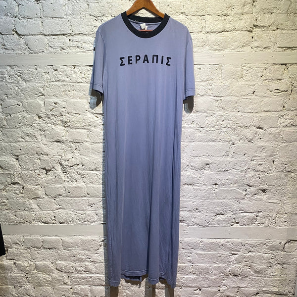 SERAPIS GREEK LOGO T-SHIRT DRESS