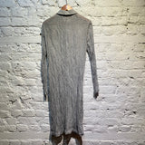 CREA CONCEPT GREY CARDIGAN/SHIRT DRESS