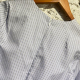 ELLERY STRIPED COTTON “HILDEBERG” V-NECK DRESS