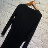 VIVIENNE WESTWOOD ANGLOMANIA BLACK JERSEY DRESS