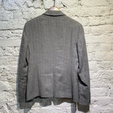 JOHN GALLIANO GALLIANO GREY HERRINGBONE JACKET