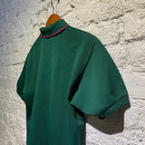 JUNYA WATANABE MAN CDG GREEN POLO TOP
