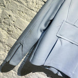MARGIELA MM6 S/S 2017 PALE BLUE COWBOY JACKET