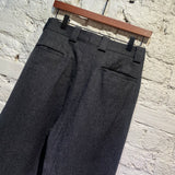 KAPTAIN SUNSHINE CHARCOAL WOOL TROUSERS