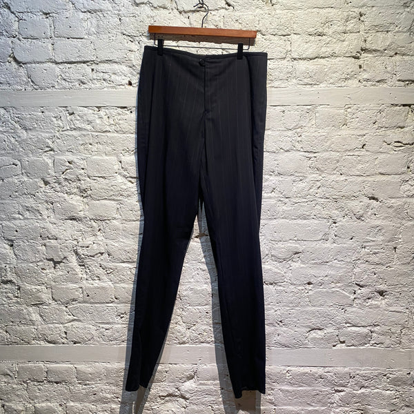 JEAN PAUL GAULTIER HOMME
VINTAGE MIDNIGHT PINSTRIPED TROUSERS