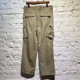 AIMÉ LEON DORE SAGE GREEN CARGO TROUSERS