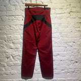 KIKO KOSTADINOV RED/BLACK “SATURN WAIST” TROUSERS