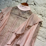 BALMAIN PINK LACE SHIRT