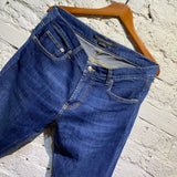 ALEXANDER MCQUEEN BLUE SKINNY JEANS