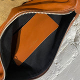 DRIES VAN NOTEN TAN LEATHER SHOULDER BAG