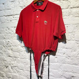 1/OFF PARIS (RE)MADE CUSTOM LACOSTE RED POLO SHIRT/BODY