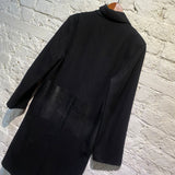 JONATHAN SAUNDERS BLACK WOOL COAT