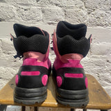LOEWE PINK SUEDE HIKING BOOTS