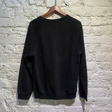 DRIES VAN NOTEN 70’s PRINT BLACK JERSEY SWEATER